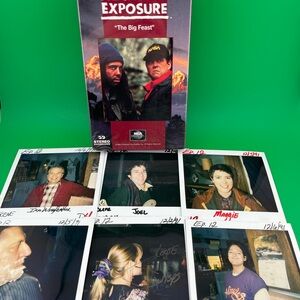 LOT 5 - Vintage Northern Exposure Production Polaroid Photos with bonus VHS